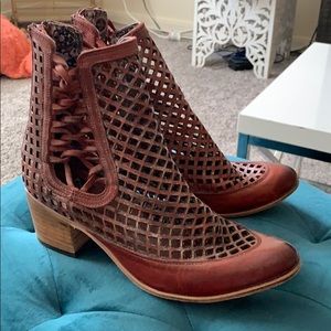 Red Mesh FREEBIRD Booties!